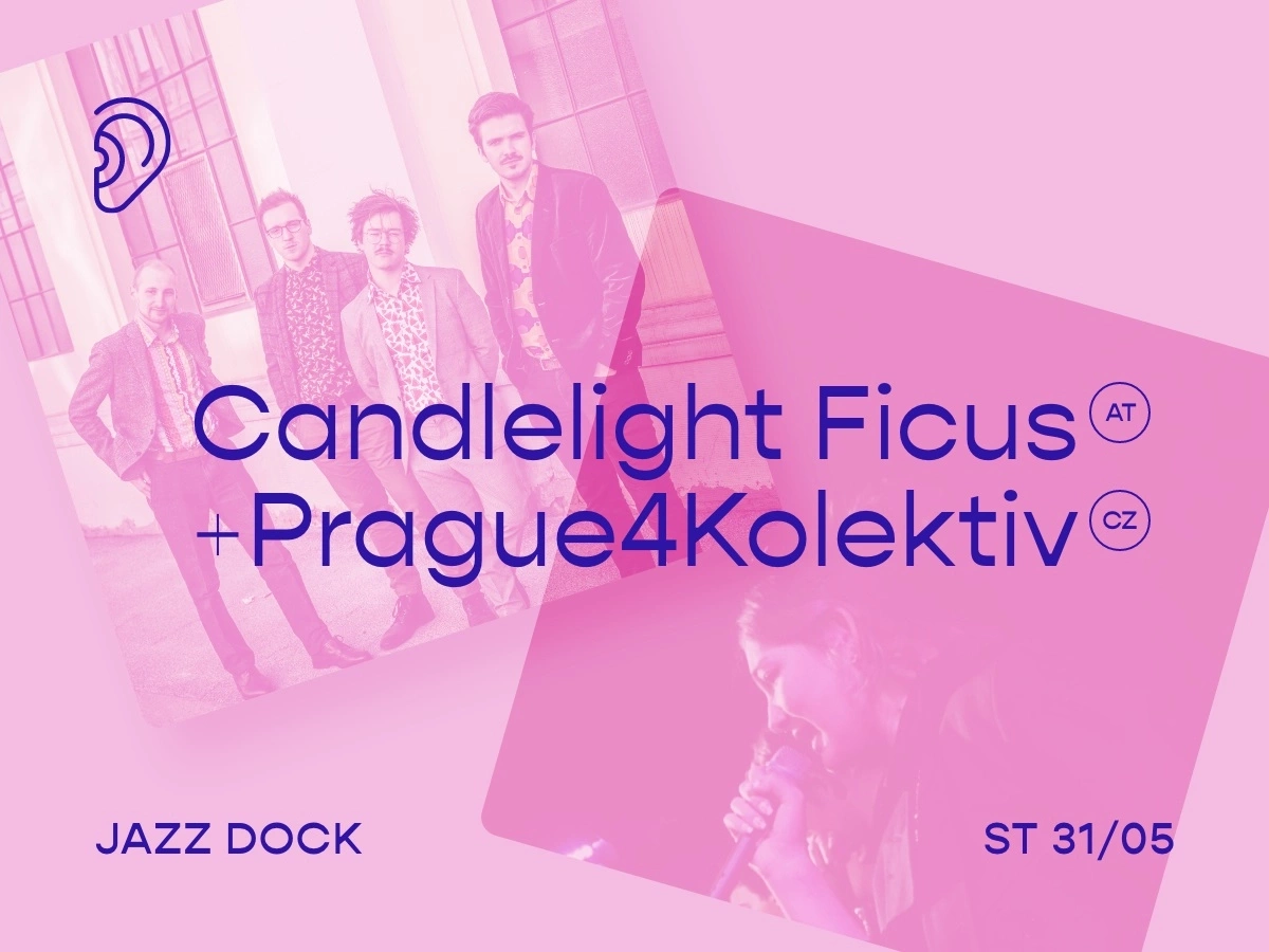 Candlelight Ficus + Prague4Kolektiv I Mladí ladí jazz 2023 Koncert v Jazz Dock